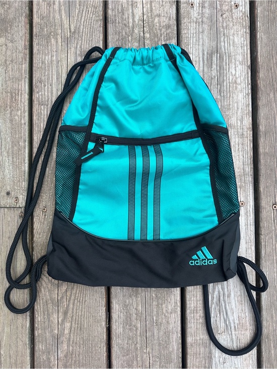 adidas Other - Adidas Drawstring Backpack with Front Zipper